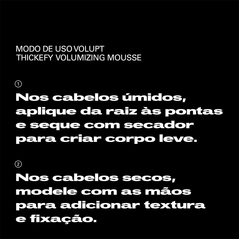Sebastian Professional Mousse Volumizadora Volupt 190ml