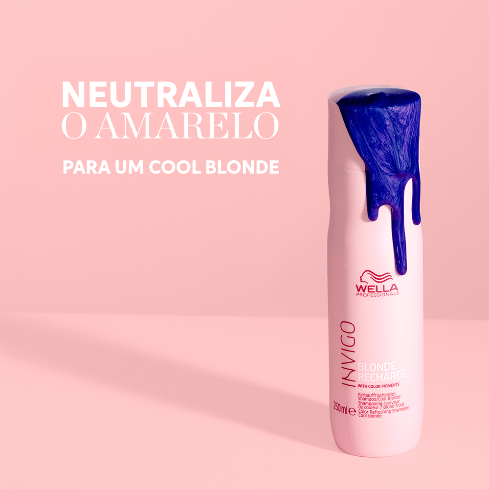 Wella Professionals Invigo Blonde Recharge Shampoo Matizador 250ml