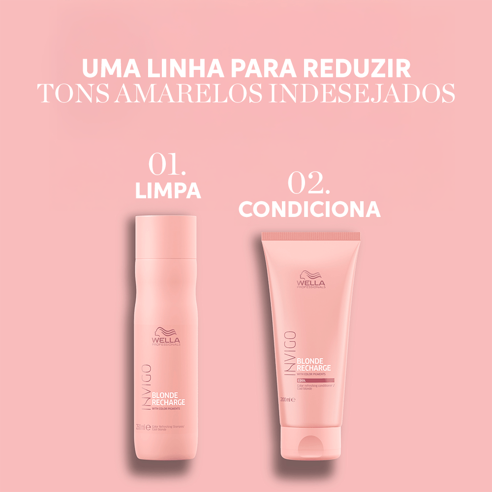 Wella Professionals Invigo Blonde Recharge Shampoo Matizador 250ml