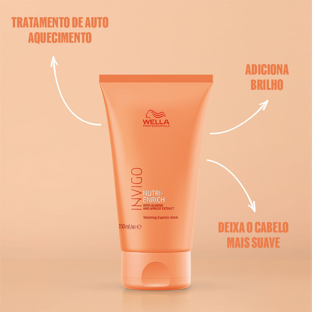 Wella Professionals Invigo Nutri Enrich Máscara de Aquecimento Express 150ml