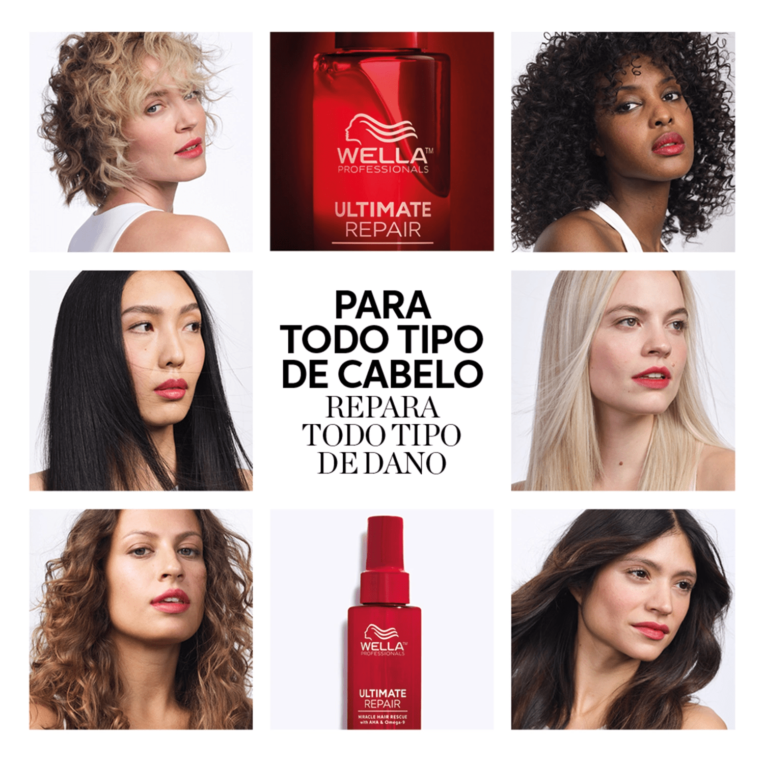 Wella Professionals Ultimate Luxe Oil Repair Kit Tratamento 5 Produtos