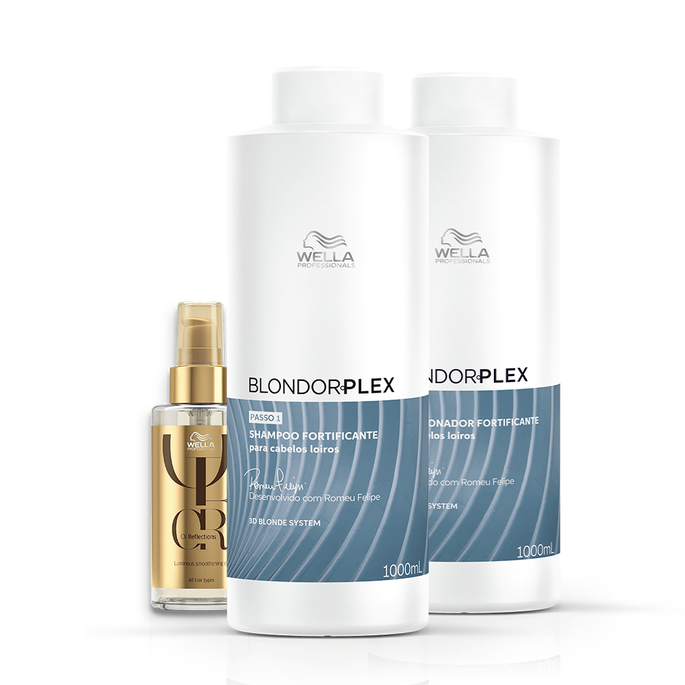Wella Professionals Kit Blondorplex OR Salão 3 Produtos