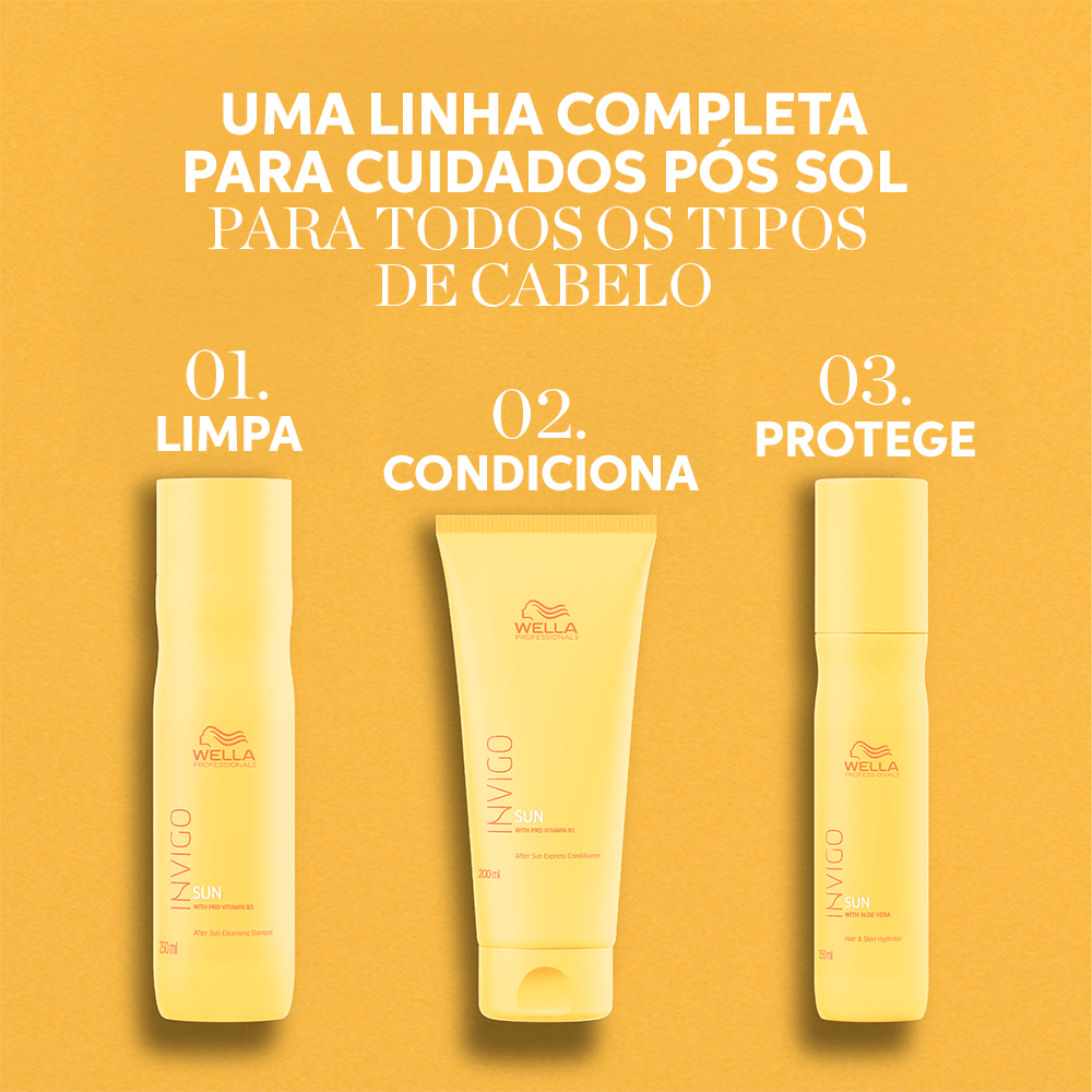 Wella Professionals Invigo Sun Kit Shampoo 300ml Condicionador 200ml