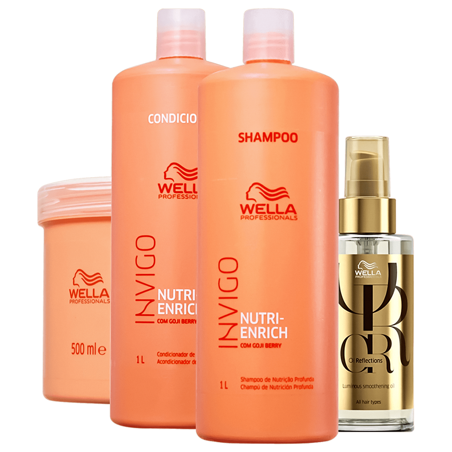 Wella Professionals Invigo Nutri-Enrich Kit Tratamento 4 Produtos