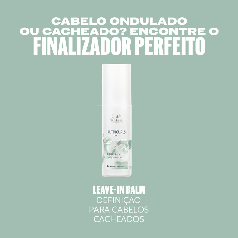 Wella Professionals Nutricurls Curlixir Balm Leave In Nutritivo 150ml